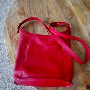 Coach Red long crossbody bag
